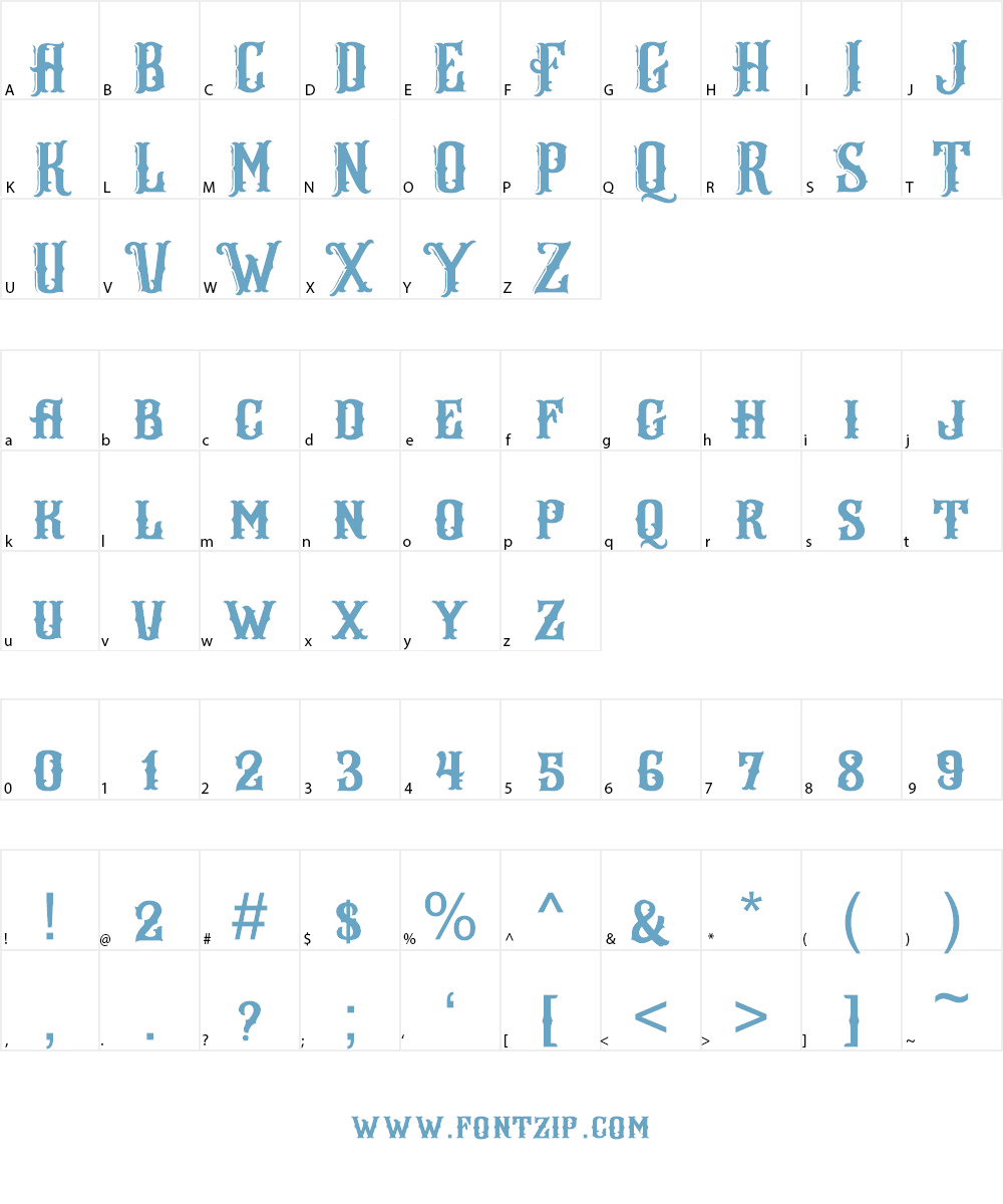 Arlington DEMO Font Character